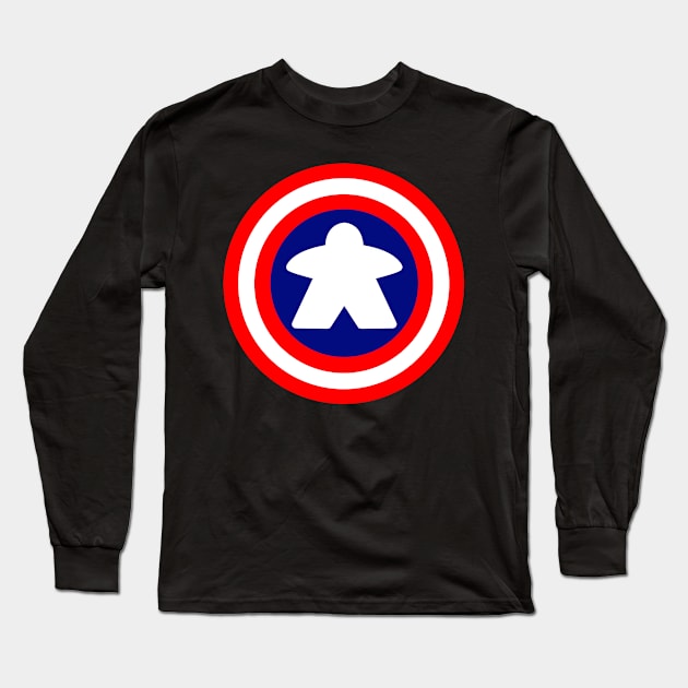 captain meeples Long Sleeve T-Shirt by sigitakagami